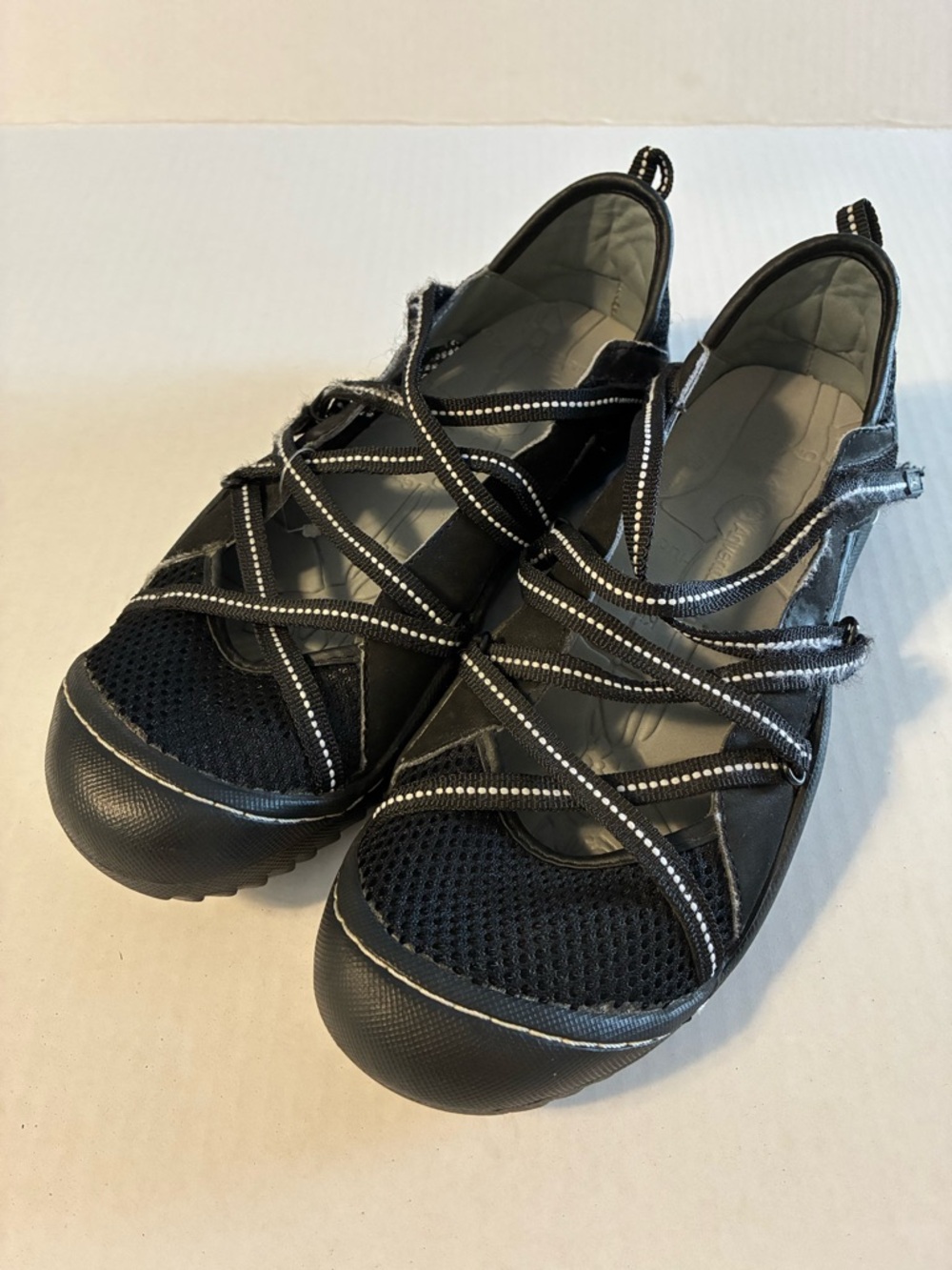Jambu JBU Genesis Black Sneaker Sandals Women’s size 7 - Picture 2 of 7
